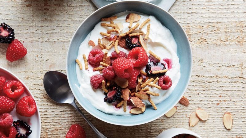 Greek Yogurt with Honey and Berries