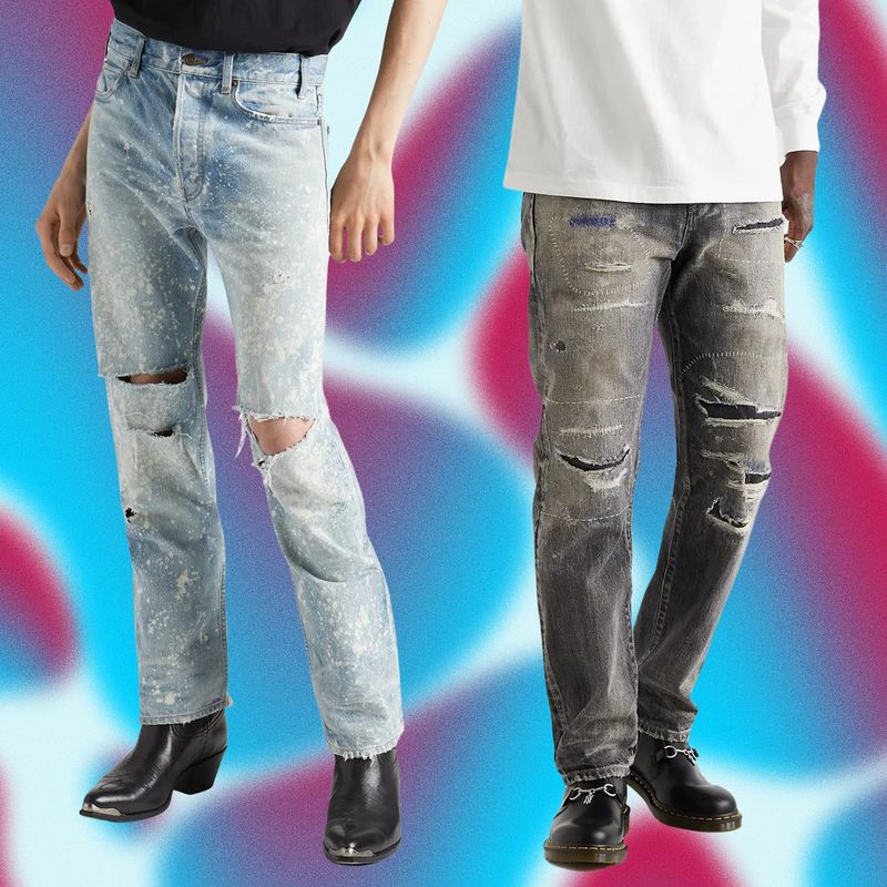 Overly Distressed Jeans