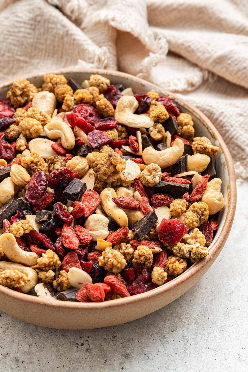 Trail Mix with Nuts and Dried Fruits